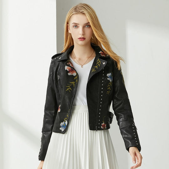 EB | Aus der Fokussierung Kunstlederjacke