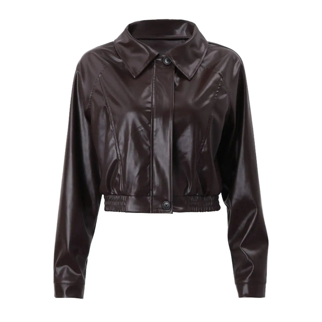 EB | Übergroße Kunstlederjacke