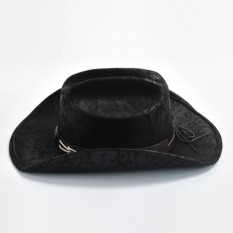 EB - Cowboyhut mit Knochenperlenbesatz