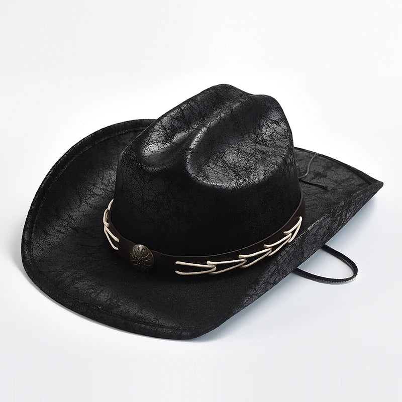 EB - Cowboyhut mit Knochenperlenbesatz