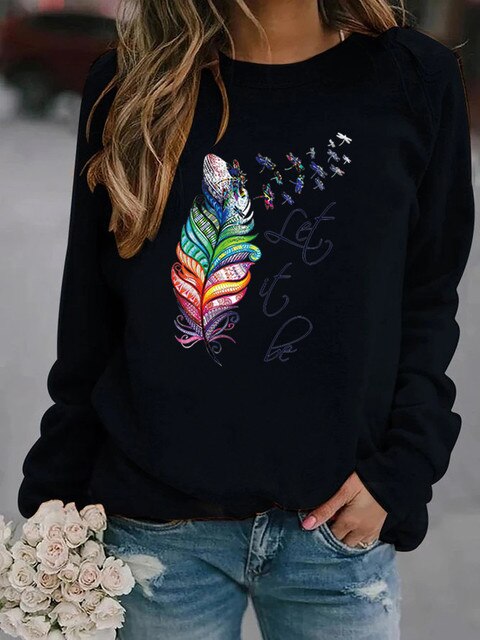 EB | Bedruckter Winterpullover
