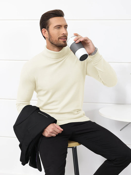 EB | Rollkragenpullover - Herren Slim Fit