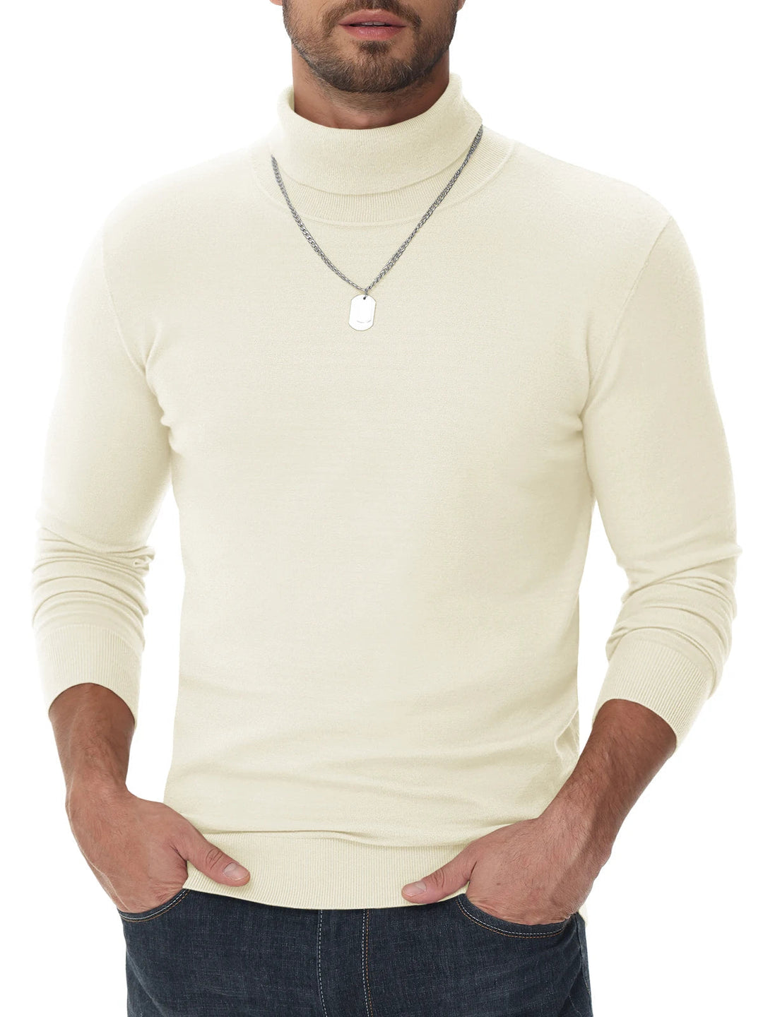 EB | Rollkragenpullover - Herren Slim Fit