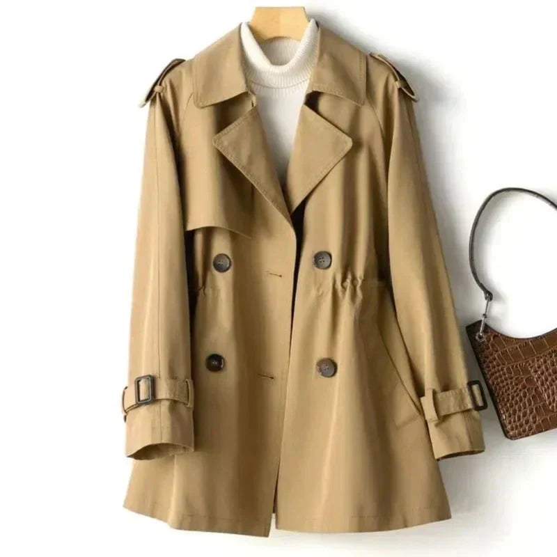 EB | Damen Doppelreihiger Trenchcoat