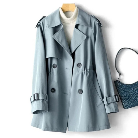 EB | Trendy Lange Damen Trenchcoat