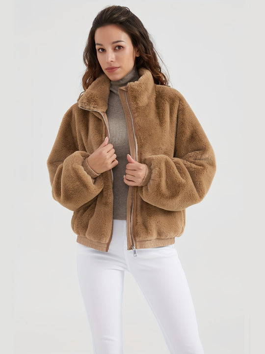 EB | Winterjacke Damen mit Hohem Kragen