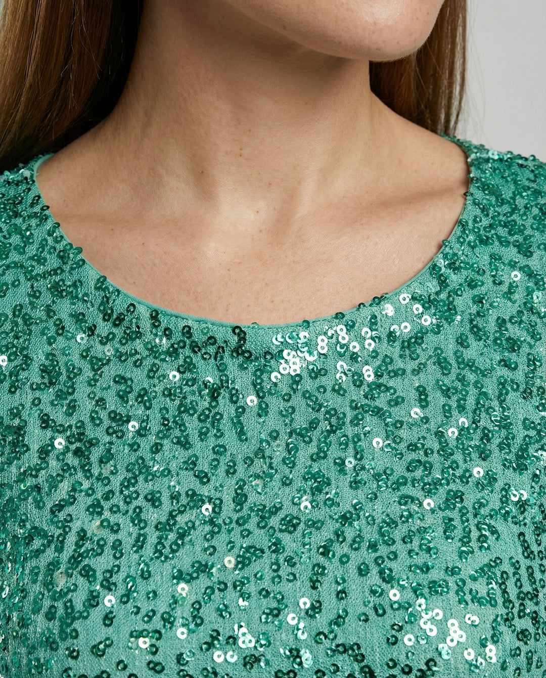 Rückenfreies Glitzer Winterkleid | EB