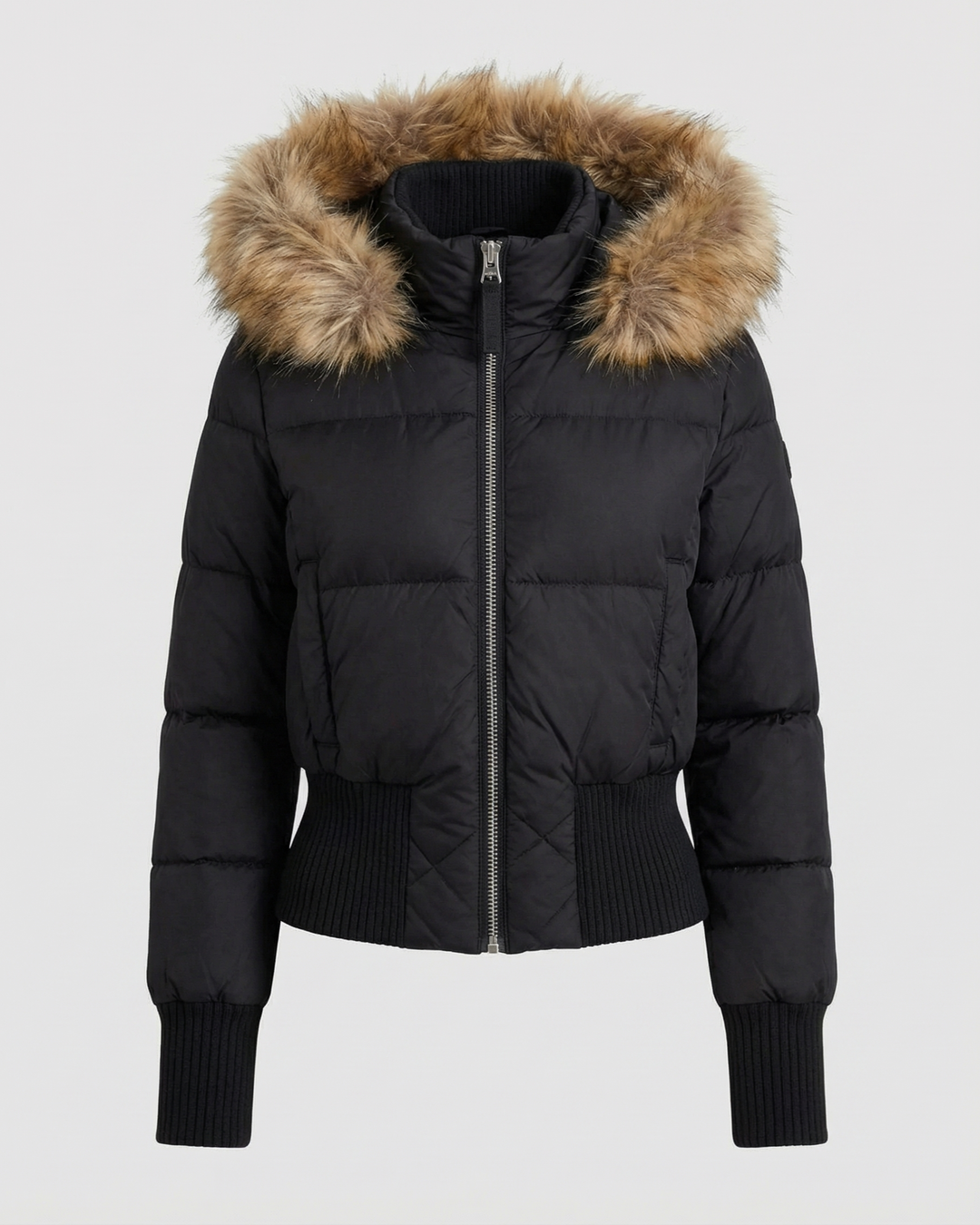 Cropped Gefütterte Winterjacke | EB
