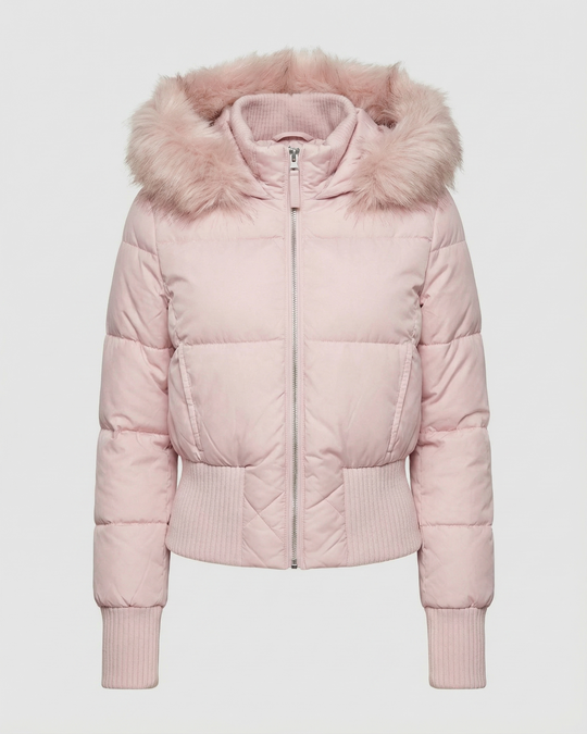 Cropped Gefütterte Winterjacke | EB
