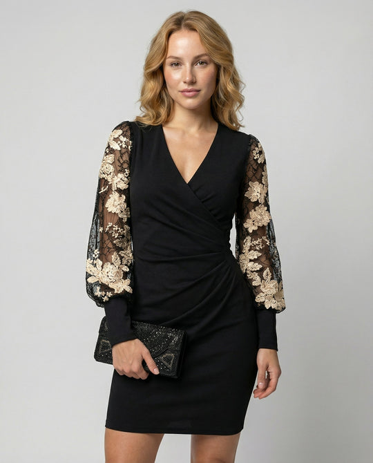 Festliches Spitzen Cocktailkleid Damen | EB