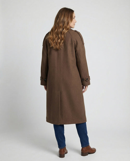 Damen Bouclé-Mantel Elegant | EB