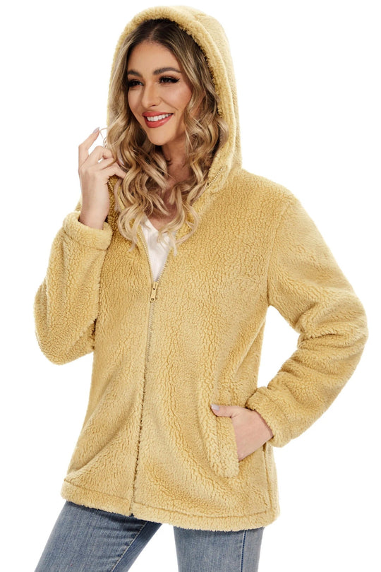 EB | Fleecejacke für Frauen mit Kapuze