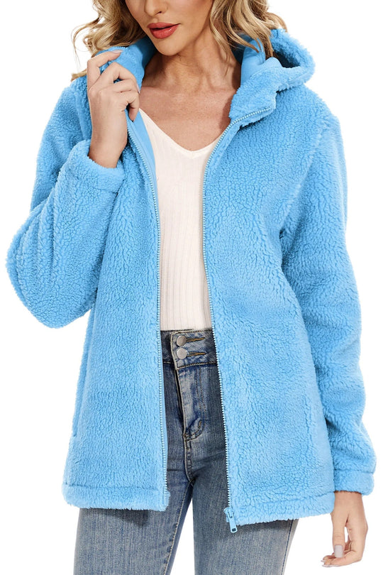 EB | Fleecejacke für Frauen mit Kapuze