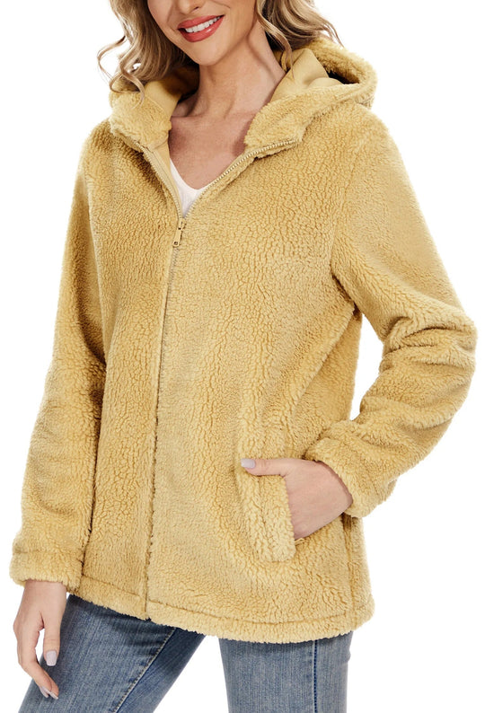 EB | Fleecejacke für Frauen mit Kapuze