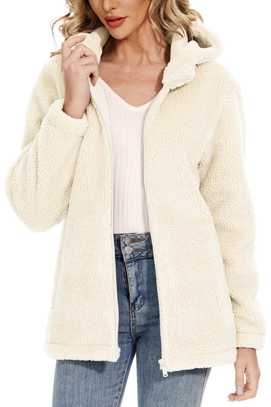 EB | Fleecejacke für Frauen mit Kapuze