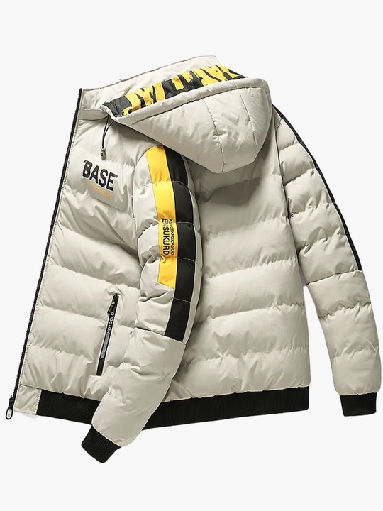 EB | Winter Steppjacke Urban Streetstyle Kapuze - Modische Outdoorjacke für Alltag & Freizeit