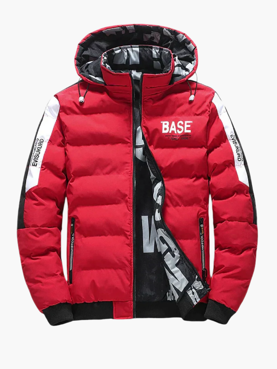 EB | Winter Steppjacke Urban Streetstyle Kapuze - Modische Outdoorjacke für Alltag & Freizeit