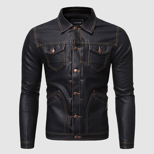 EB | Hardy Vintage Biker Lederjacke