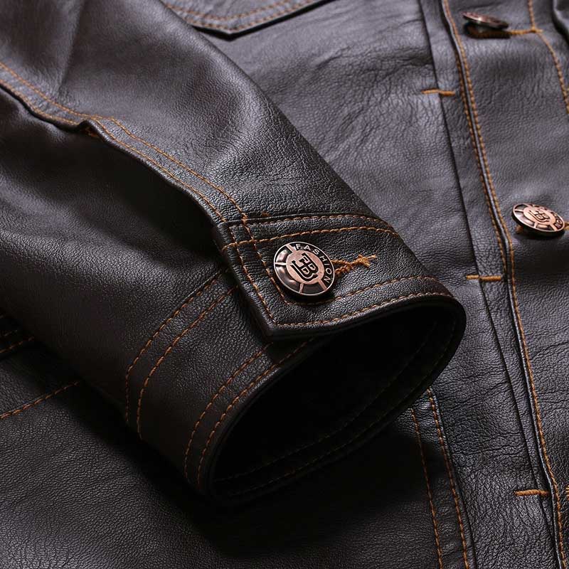 EB | Hardy Vintage Biker Lederjacke