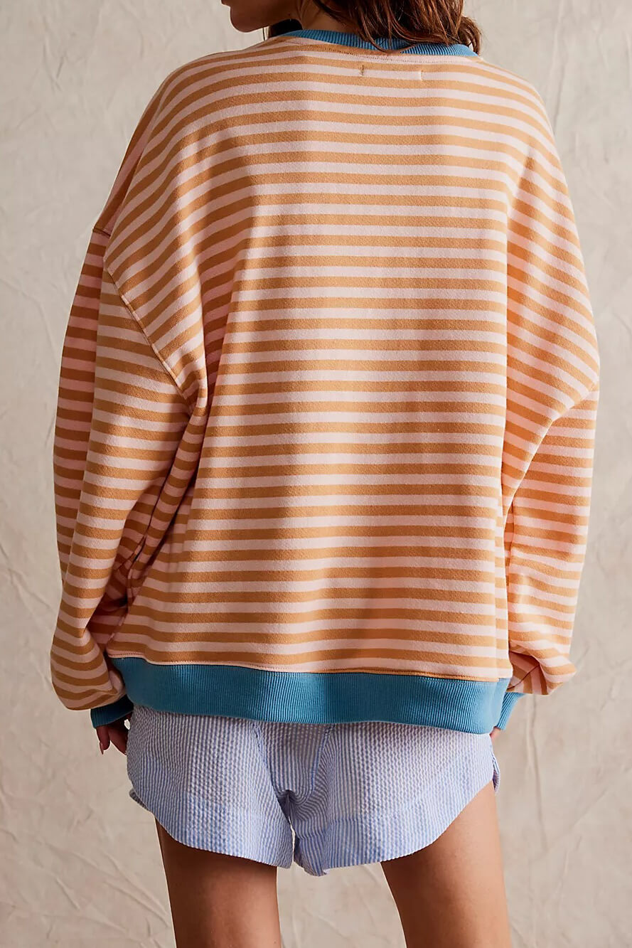 EB | Gestreifter Strickpullover