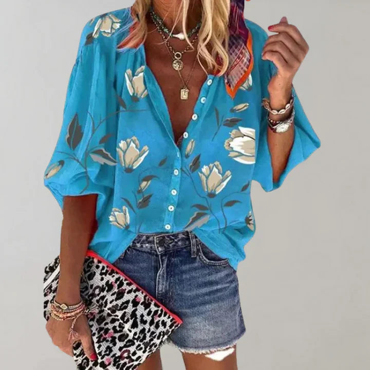 EB | Trendy Blumendbluse