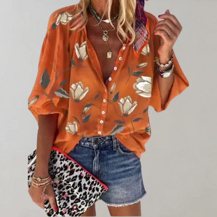 EB | Trendy Blumendbluse