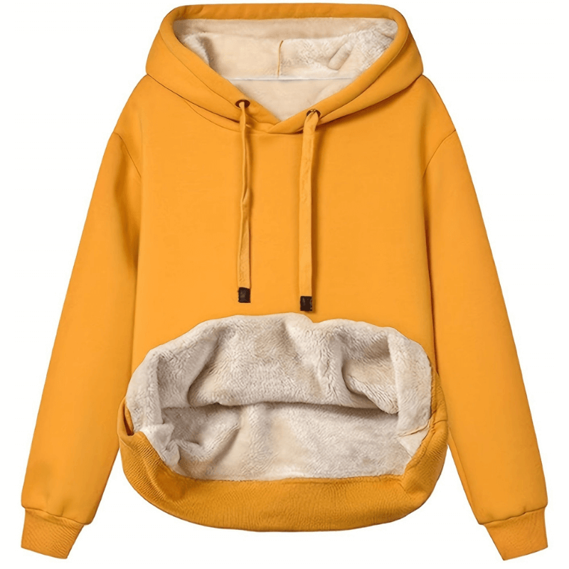 EB | Warmer Hoodie mit Plüschfutter Polyester Komfortabel und Stilvoll
