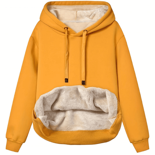 EB | Warmer Hoodie mit Plüschfutter Polyester Komfortabel und Stilvoll