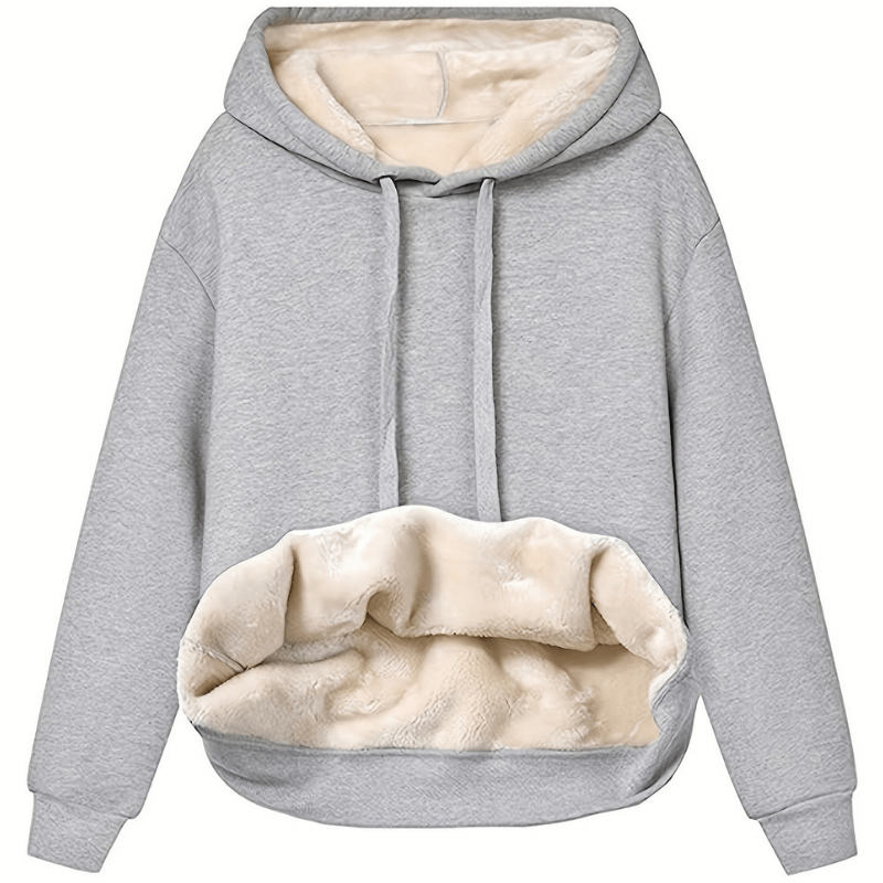 EB | Warmer Hoodie mit Plüschfutter Polyester Komfortabel und Stilvoll