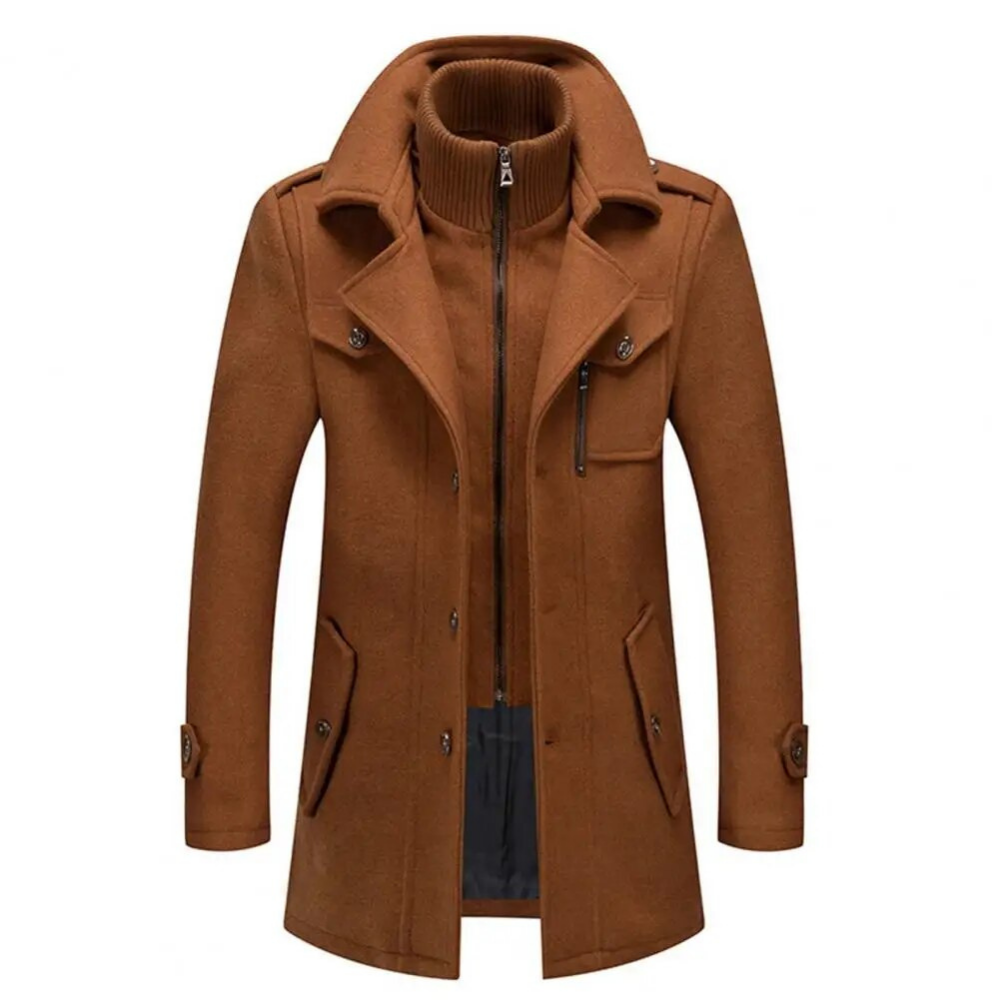EB | Modische Doppelkragenjacke Für Männer