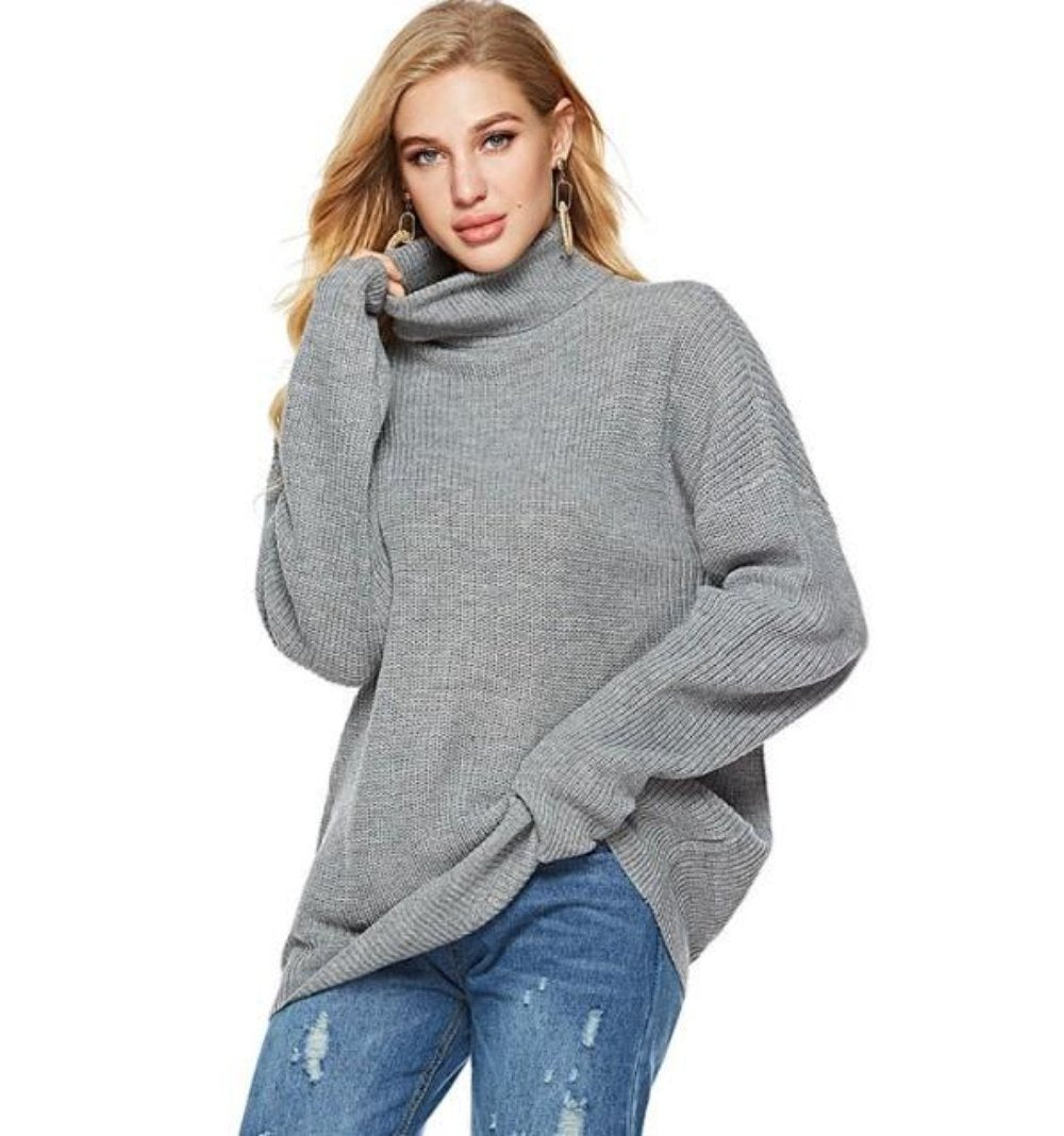 EB | Rollkragenpullover Weicher Strick Lässiger Komfort