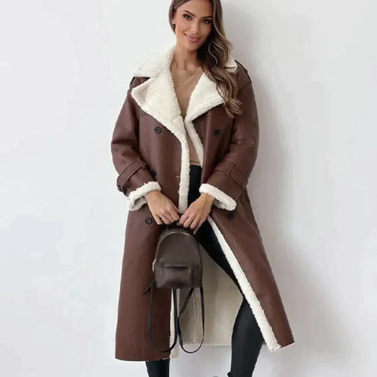 EB | Lederjacke mit Gürtel
