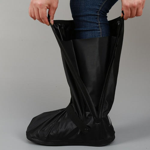 Galoschen Schuhüberzüge - Wasserdicht - Schwarz - Stiefelüberzüge - Regenschutz für Schuhe EB