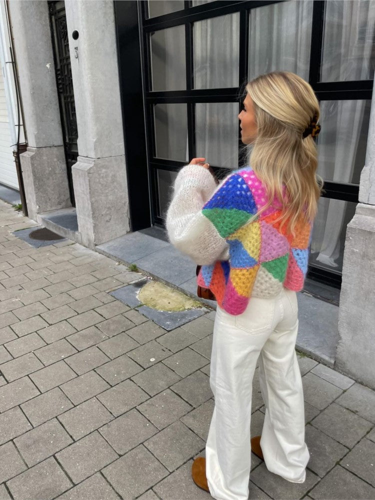 EB | Weste Warm Offen Grobstrickweste Strickmode für Damen