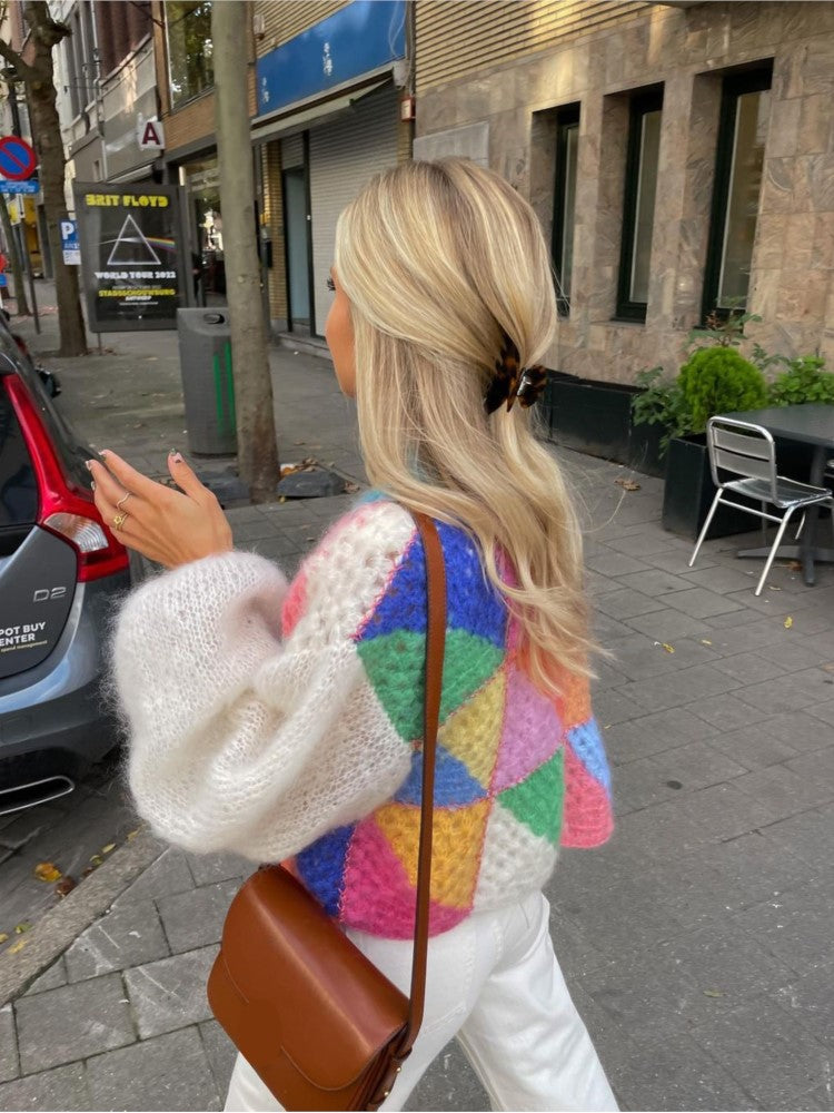 EB | Weste Warm Offen Grobstrickweste Strickmode für Damen