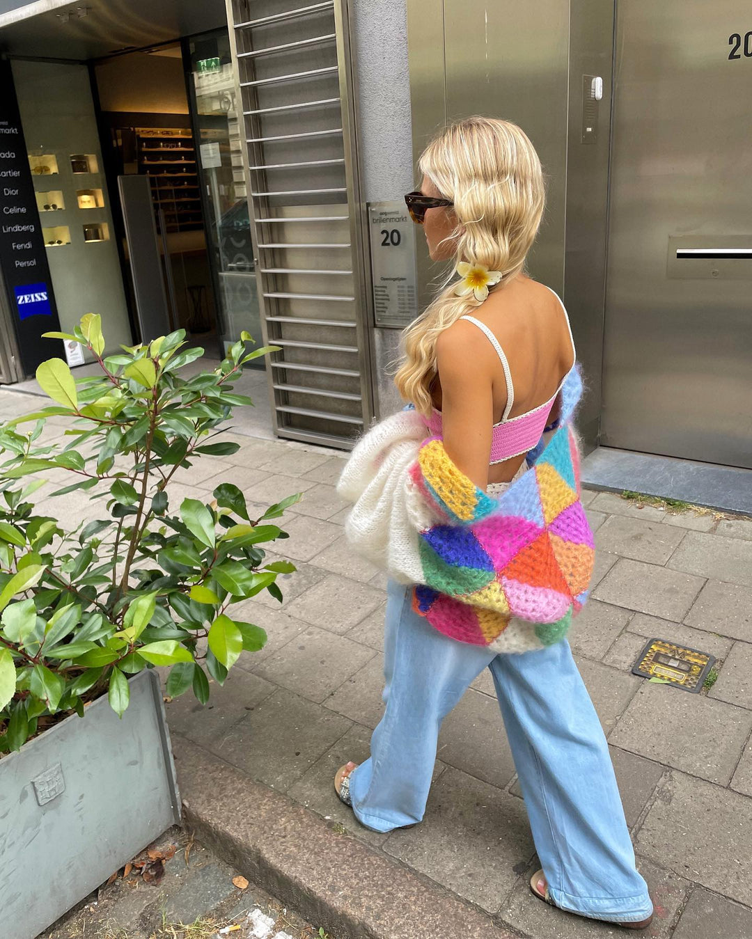 EB | Weste Warm Offen Grobstrickweste Strickmode für Damen