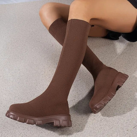 EB | Knöchelhohe Stretch-Sockenstiefel