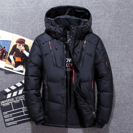 EB | Winterjacke mit Kapuze - Wasserabweisende Jacke