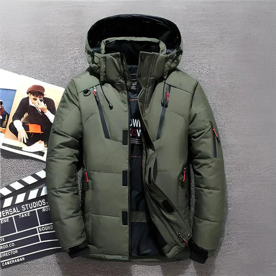 EB | Winterjacke mit Kapuze - Wasserabweisende Jacke
