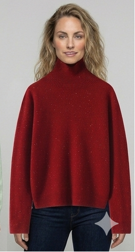 Eleganter Rollkragenpullover Damen | EB