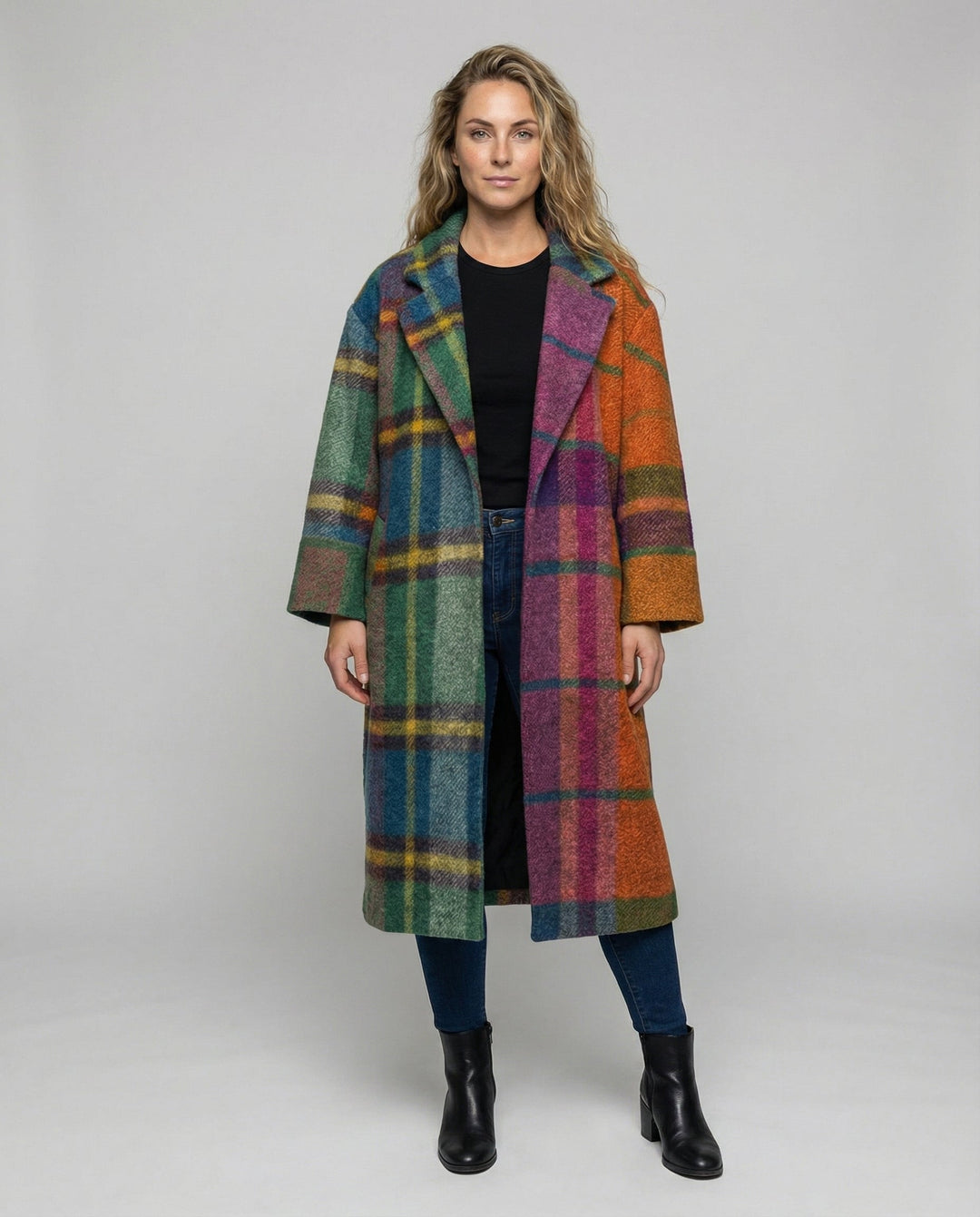 Eleganter Langer Wollmantel Damen | EB