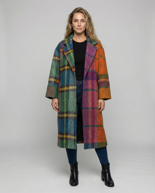 Eleganter Langer Wollmantel Damen | EB