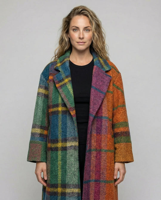 Eleganter Langer Wollmantel Damen | EB