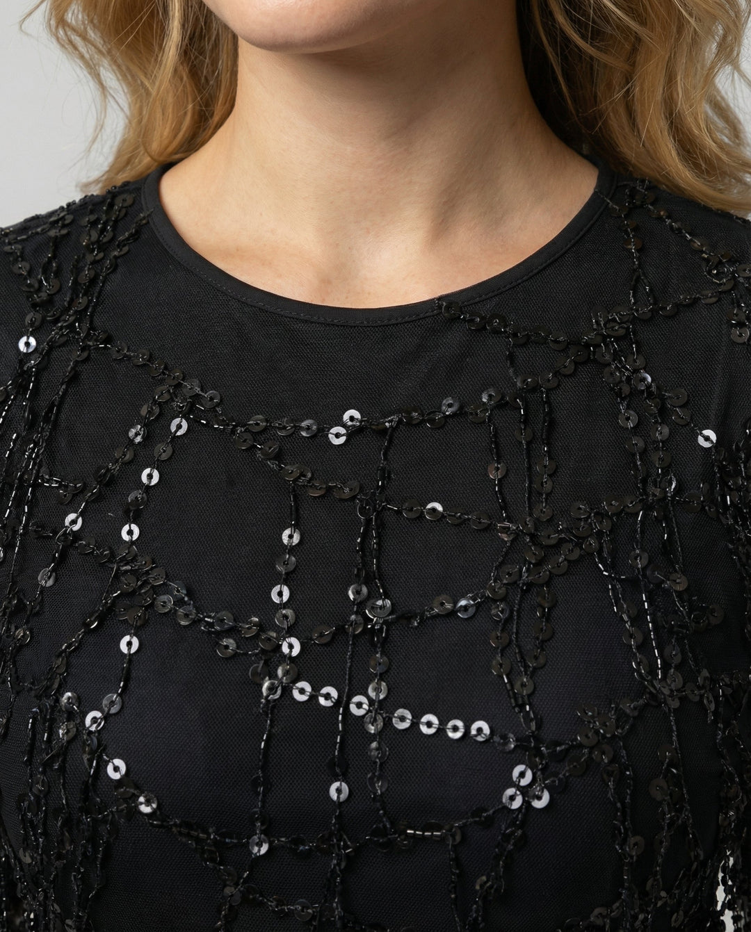 Elegantes Fransen Paillettenkleid Damen | EB
