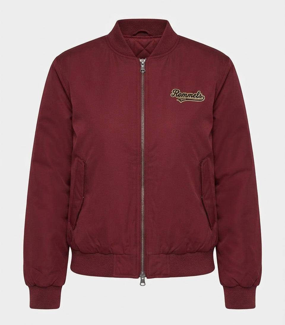Damen nan kurze gesteppte Bomberjacke im Fliegerstil mit Ärmeltasche und relaxed Fit EB