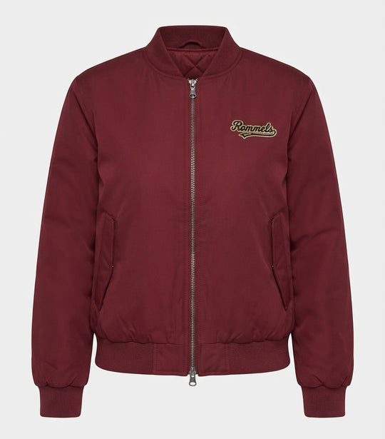 Damen nan kurze gesteppte Bomberjacke im Fliegerstil mit Ärmeltasche und relaxed Fit EB