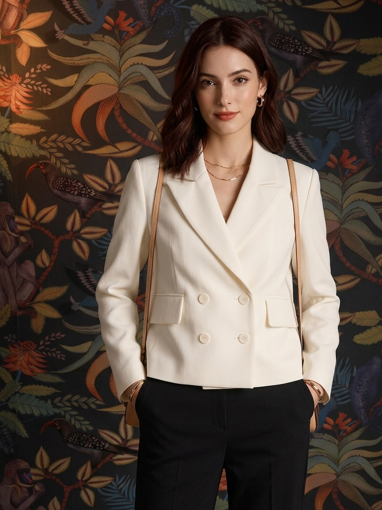 Damen eleganter Oversize-Blazer EB