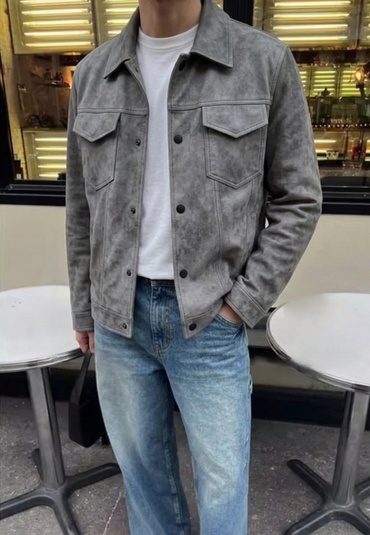EB | Vintage-Wildlederjacke
