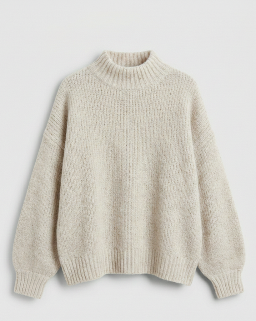 Flauschiger Oversize Pullover Damen | EB