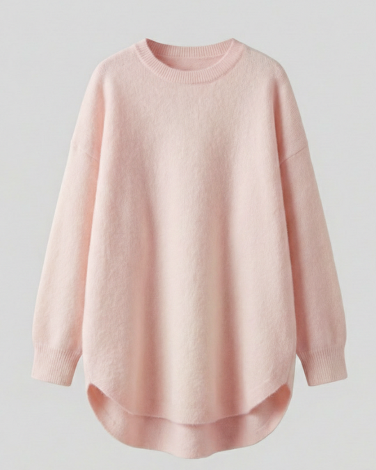 EB | Pullover - Damen Herbst Mid-Length Oversized Pullover